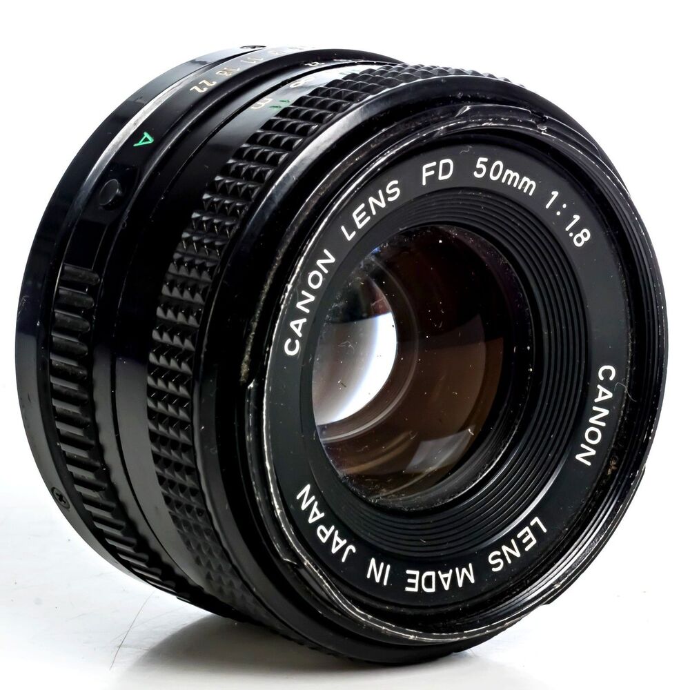 Canon FD 50mm f/1.8 Manual Focus Prime Lens - Bent Filter Ring